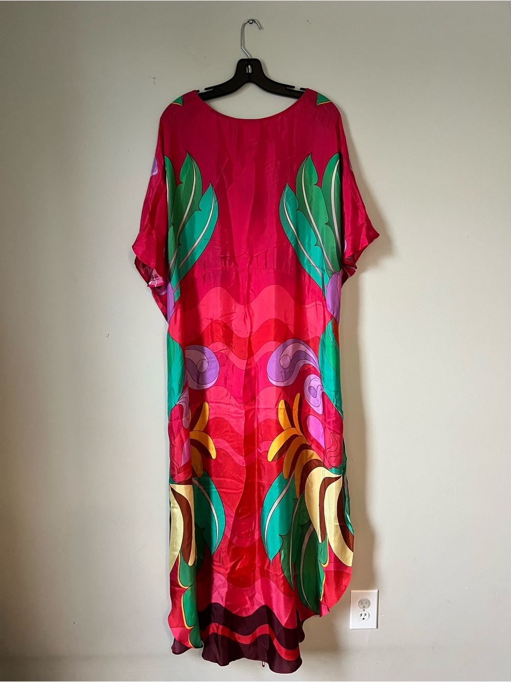 FARM Rio Pink Multicolor Abstract Swim Cover-Up - Picture 3 of 6
